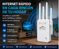 AMPLIFICADOR DE SEÑAL WIFI -4 ANTENAS EXTERNAS