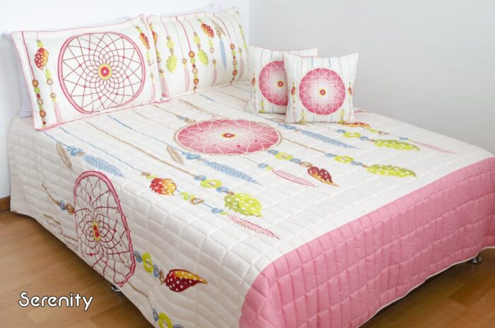Colcha española edredones cama king zie(2x2) doble faz - Imagen 2