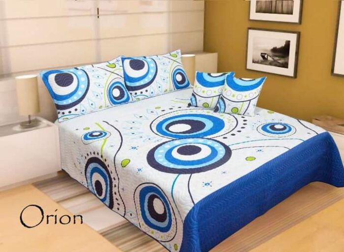 Colcha española edredones cama king zie(2x2) doble faz