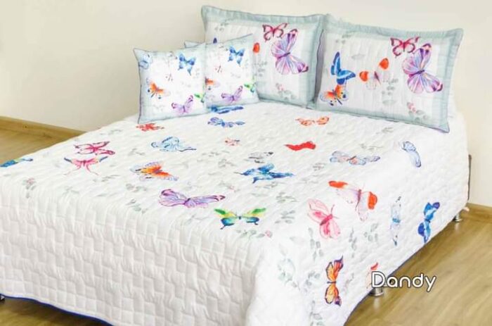 Colcha española edredones cama king zie(2x2) doble faz - Imagen 3