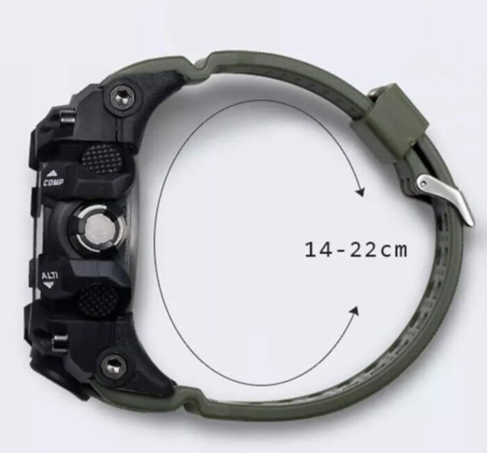 RELOJ ANALOGO Y DIGITAL SMAEL 1545 MILITARY (ALTA CALIDAD) - Imagen 8