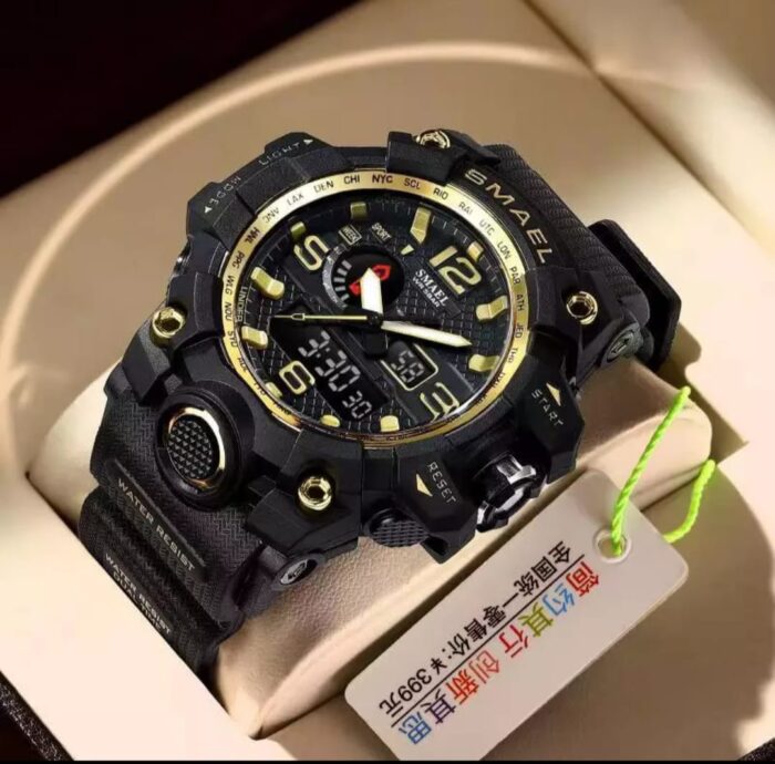RELOJ ANALOGO Y DIGITAL SMAEL 1545 MILITARY (ALTA CALIDAD) - Imagen 10