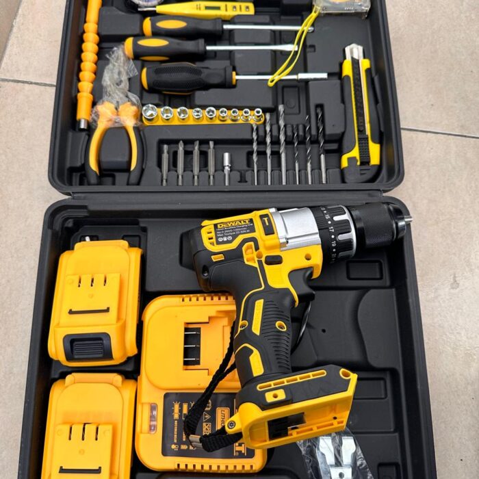 Taladro inalambrico de 24 voltios dewlt con accesorios