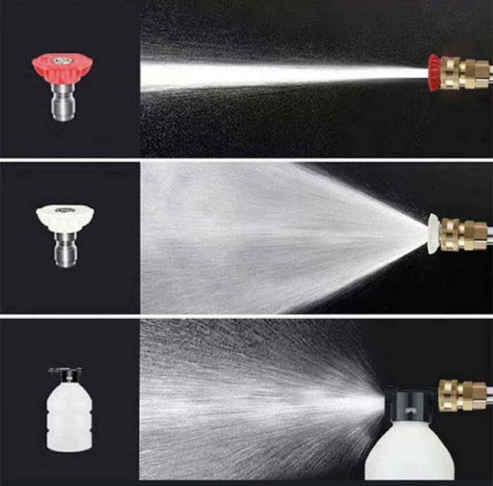 Hidrolavadora Inalámbrica De Alta Presión Para Lavar Autos/Motos 2 baterias - Imagen 5