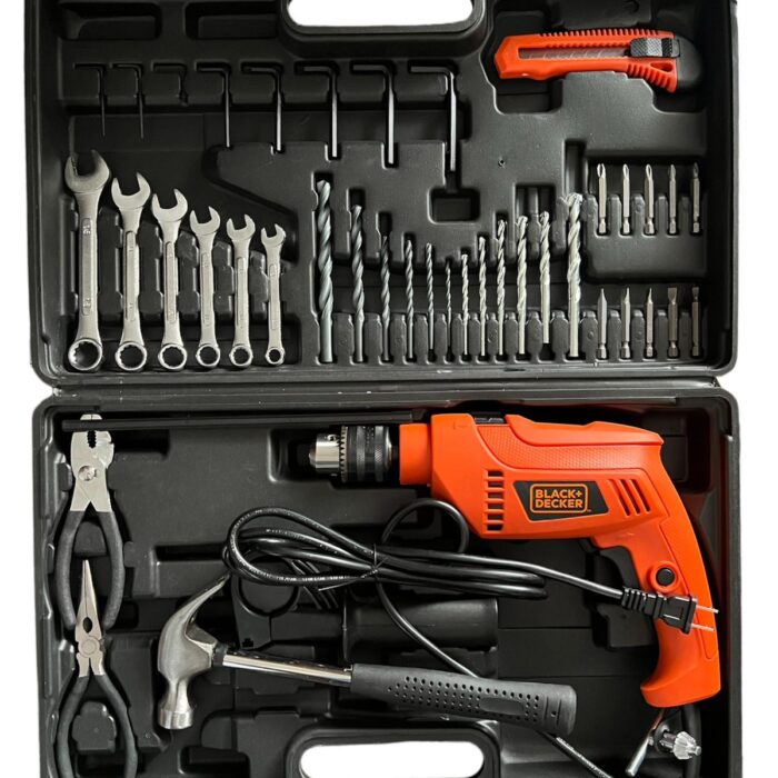 Kit Taladro Percutor 1/2-pulg 550W 2800RPM + 40 Accesorios Black+Decker
