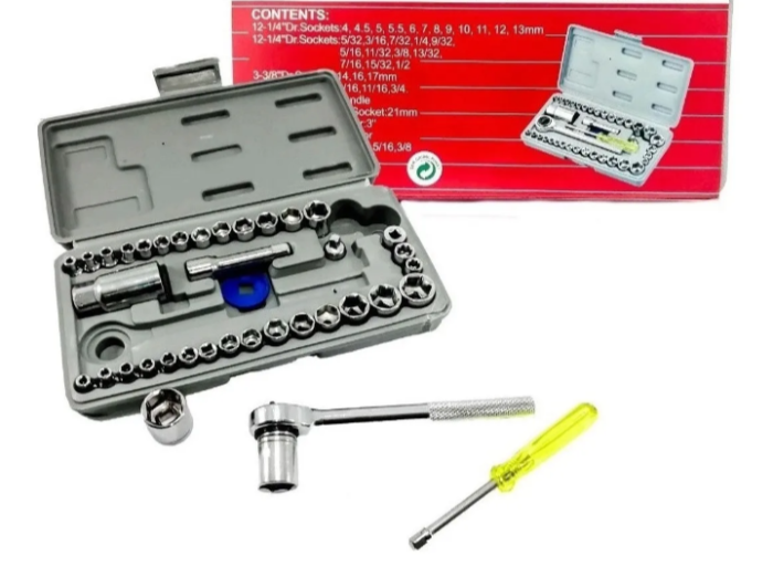 Herramientas Carros Juego De Raches Copas Kit Herramientas