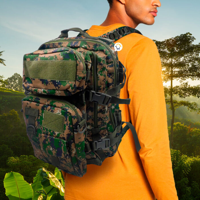 Morral Militar 40 Litros Bolso Táctico Supervivencia Camping E456