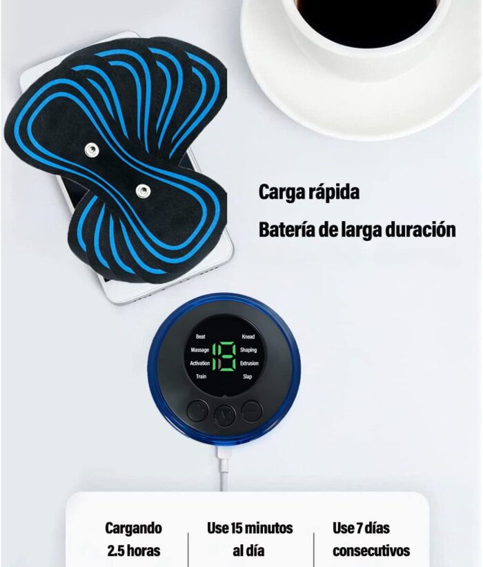 Masajeador Tipo Mariposa - Mini Parche Masajeador Eléctrico Corporal Portátil - Imagen 2
