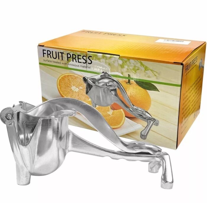 Exprimidor manual de frutas en aluminio