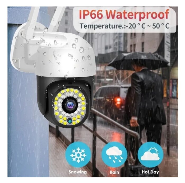 Cámara Seguridad  de Vigilancia Exterior 360 grados