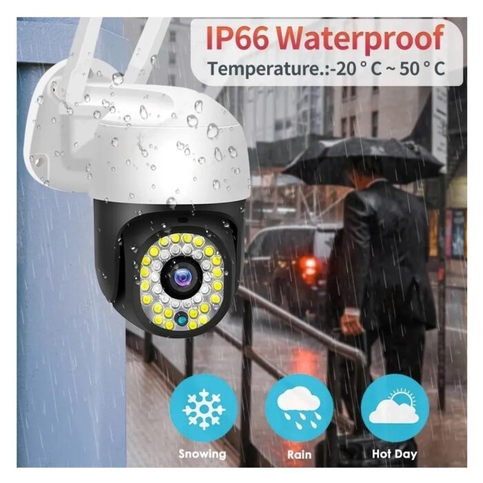 Cámara Seguridad  de Vigilancia Exterior 360 grados
