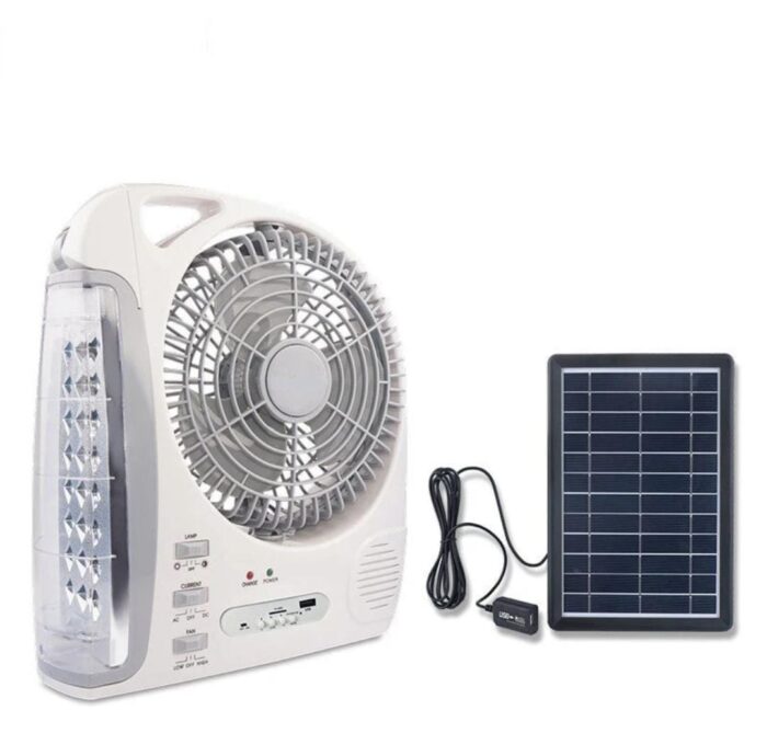 VENTILADOR RECARGABLE  SOLAR 6 EN 1 - Imagen 7