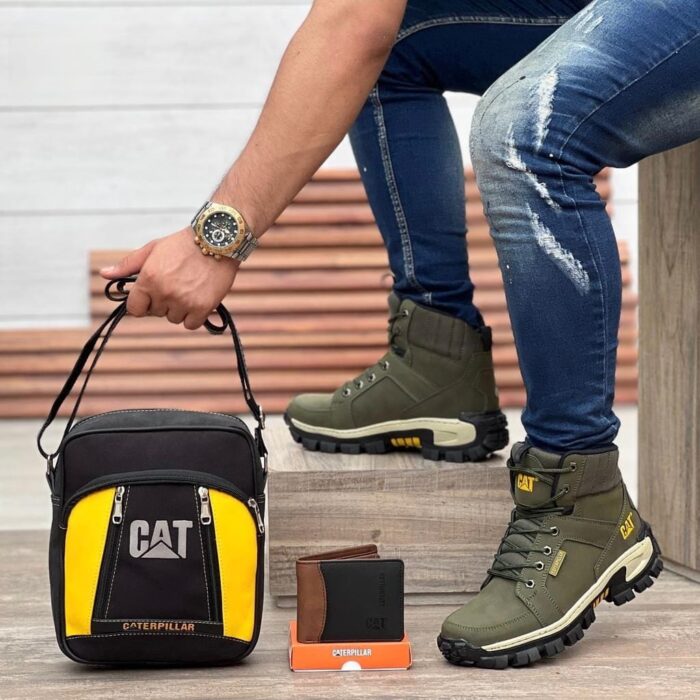 Super kit Combo CAT zapatos,billetera,bolso ALTA CALIDAD - Imagen 16