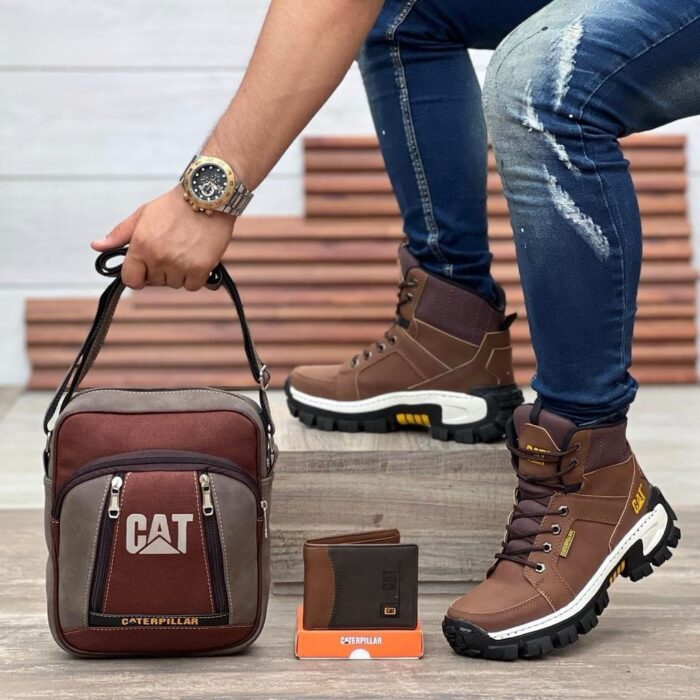 Super kit Combo CAT zapatos,billetera,bolso ALTA CALIDAD - Imagen 13