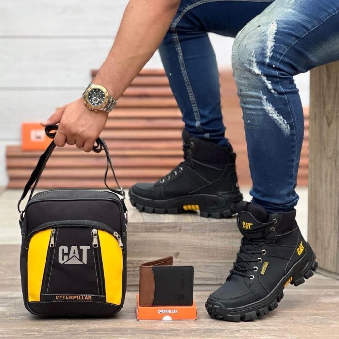 Super kit Combo CAT zapatos,billetera,bolso ALTA CALIDAD - Imagen 4